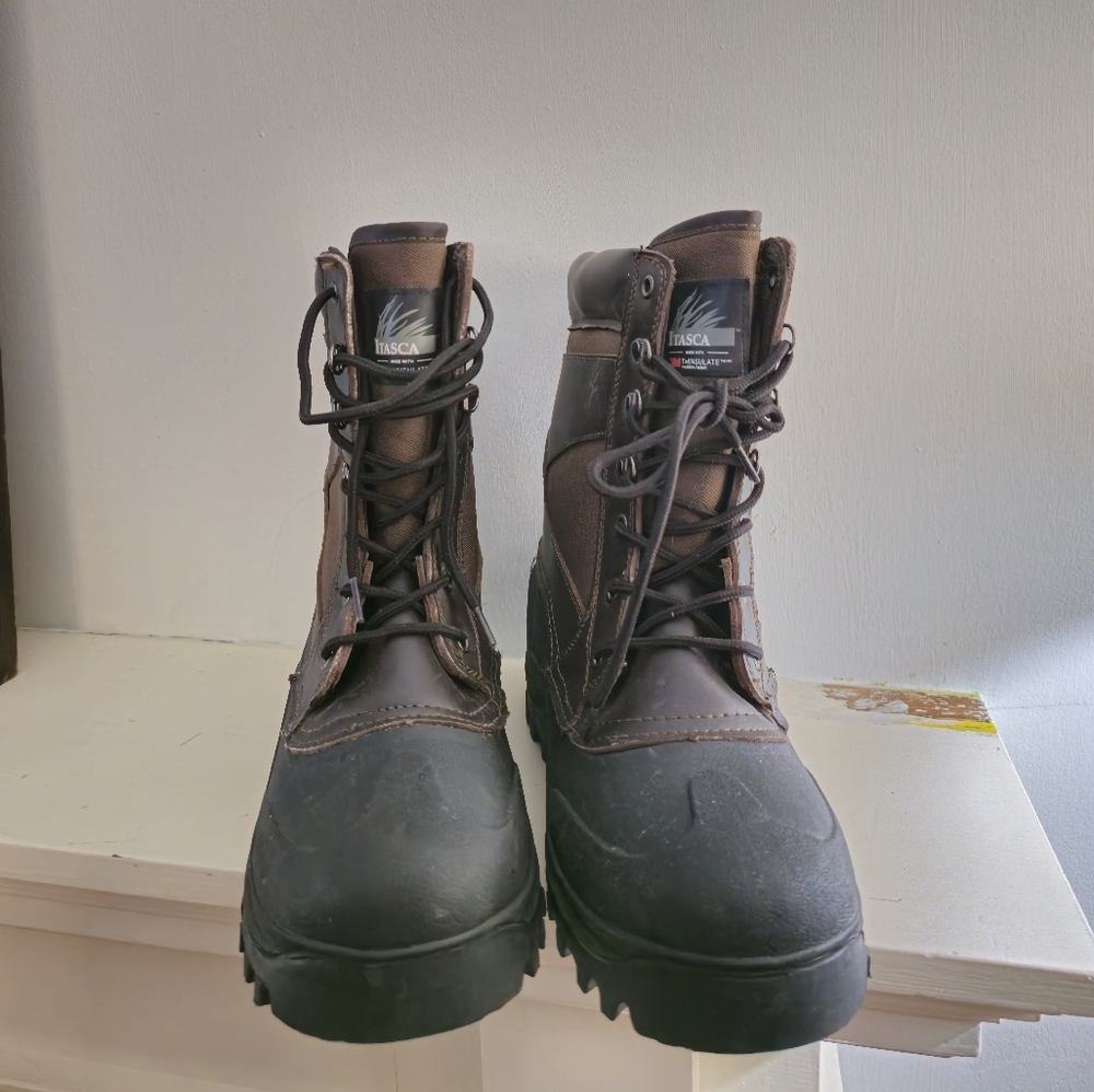 ITASCA THERMOLITE WINTER BROWN LEATHER MENS BOOTS
